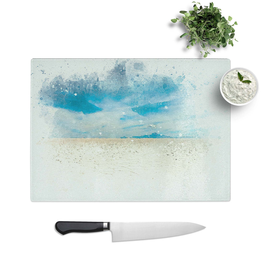 Tempered Glass Salar De Uyuni Salt Flat in Bolivia Chopping Board