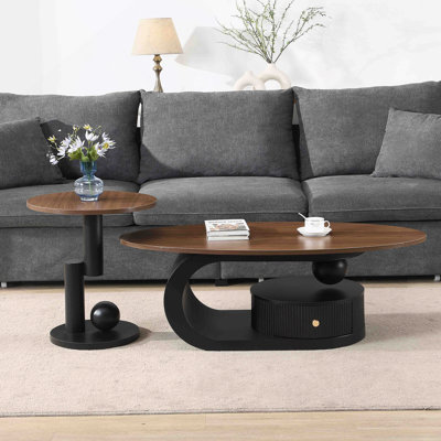 Ensemble de 2 tables gigognes Luxury