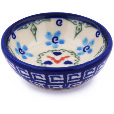 Polmedia Polish Pottery 2 Oz. Stoneware Rice Bowl 