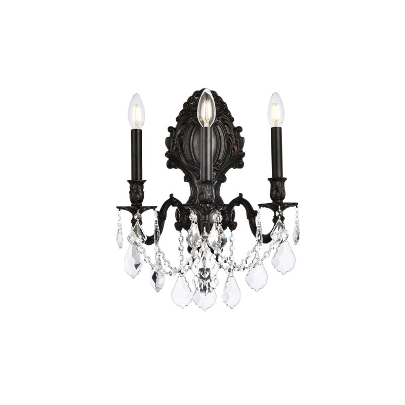 Cristal taillé royal monarque Mardochée, 3, H 18 po x l 14 po x P 14 po, Bronze foncé
