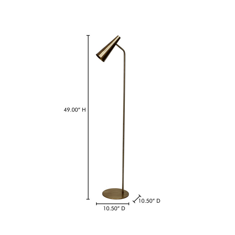 Trumpet Task Floor Lamp