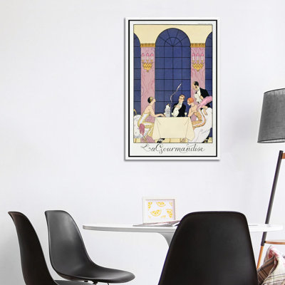 The Gourmands, 1920-30 by George Barbier - 1 Piece Painting on Canvas