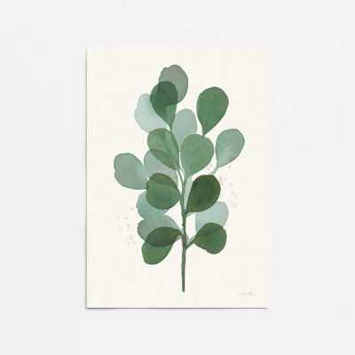 «Green Leaf Impressions I Print»