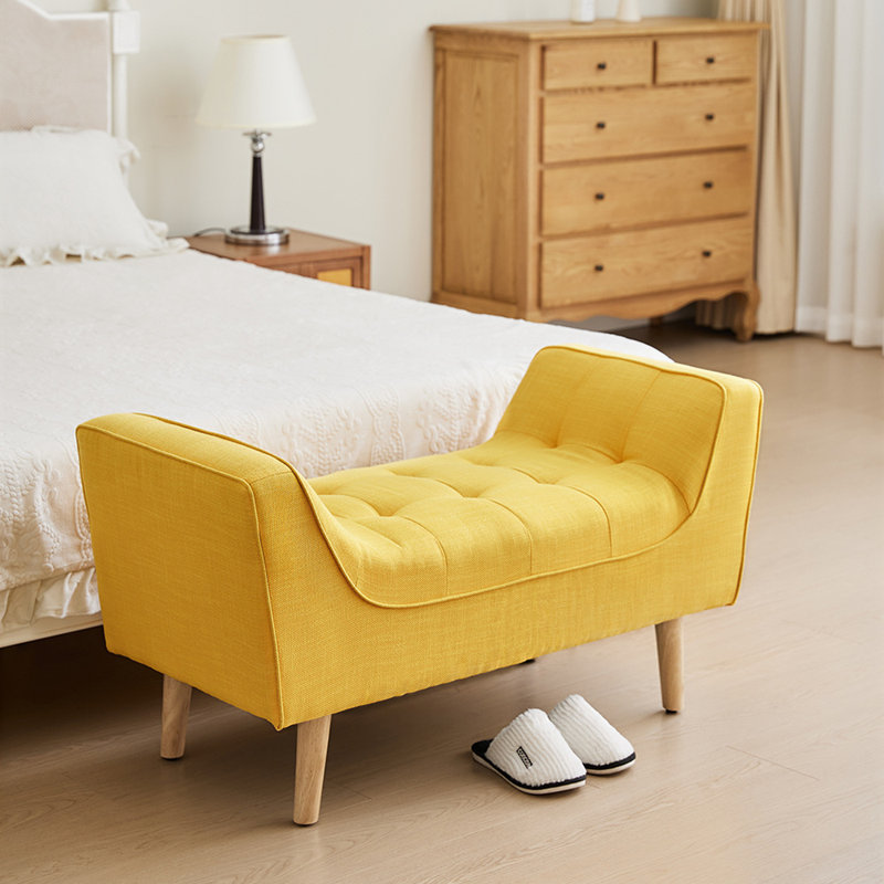 Sabine Chenille Upholstered Bench