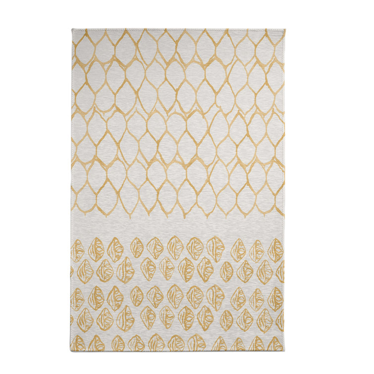 Chenille Geometric Indoor Rug