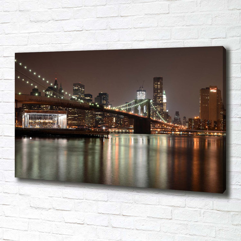 Between The Bridges - Wrapped Canvas Print