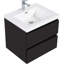 Ensemble de meuble-lavabo simple 23,63 po avec plateau en résine Roxan