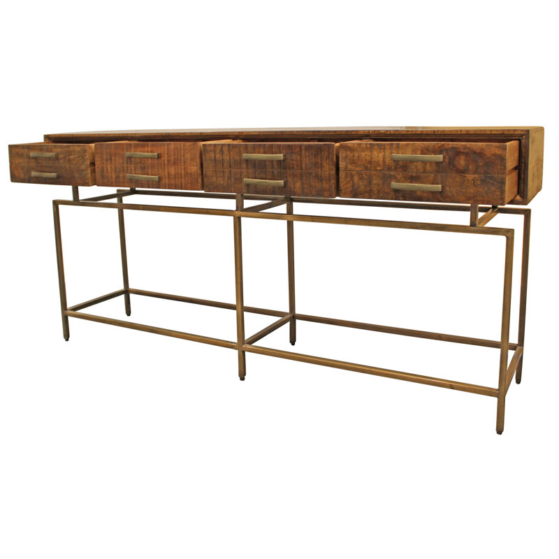 Console 4 tiroirs Goldbust