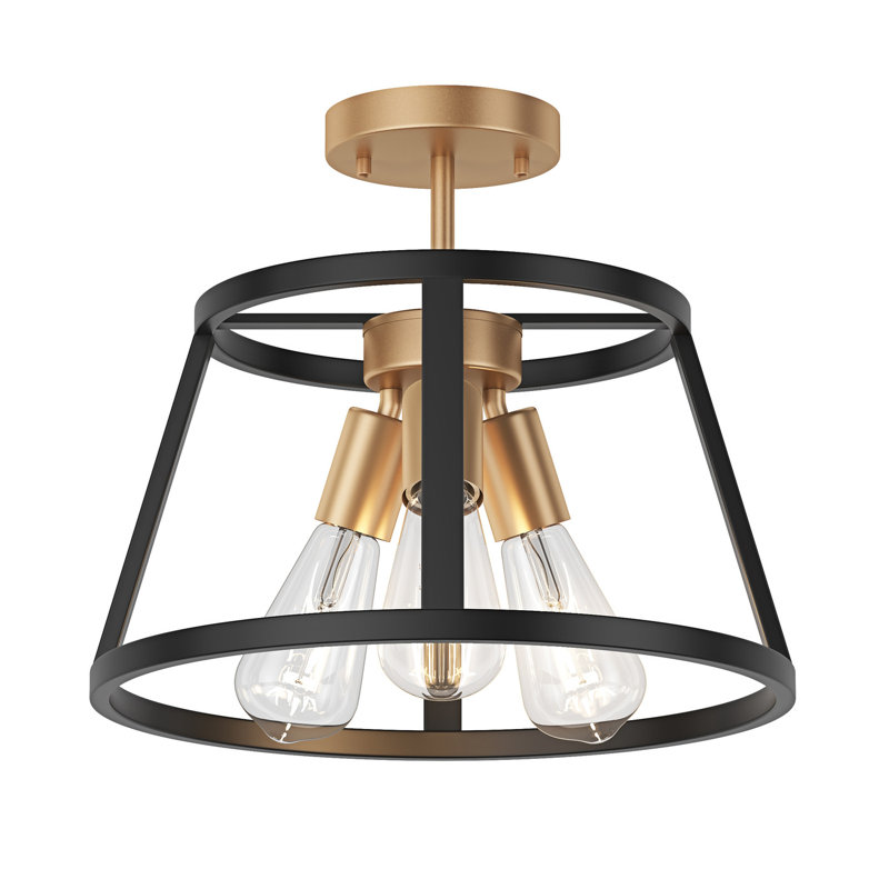 Luminaire semi-encastré 3 lumières Jekiah