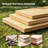 2‑Tier Bamboo Expandable Stackable Shoe Rack-144879452