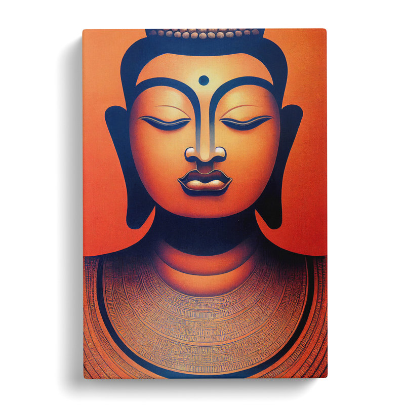 Soulful Buddha - Wrapped Canvas, 50cm H x 35cm W x 3cm D