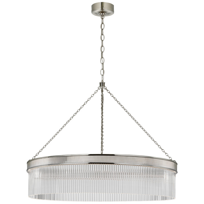 Menil 4 - Light LED Chandelier, Soft Brass