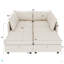 Canapé modulaire modulaire, siège de canapé convertible avec rangement, ensemble de canapé modulaire canapé-lit, combinaisons modulaires flexibles en tissu pour le salon