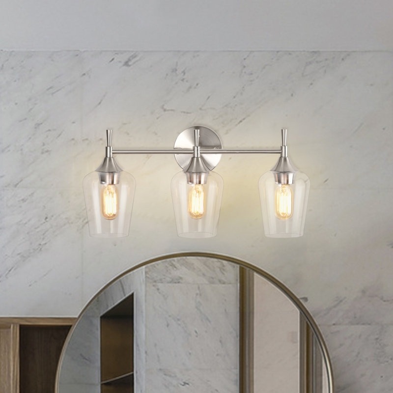Enmanuel 3 - Light Dimmable Vanity Light, Brushed Nickel