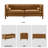 78''  Wide Velvet Tufted Square Arm Sofa-1301436044