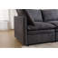 Canapé modulaire moderne en forme de U, canapé 5 places, canapé-lit avec méridienne pour salon, appartement, revêtement, polyester, nouvelle mise à niveau, gris foncé