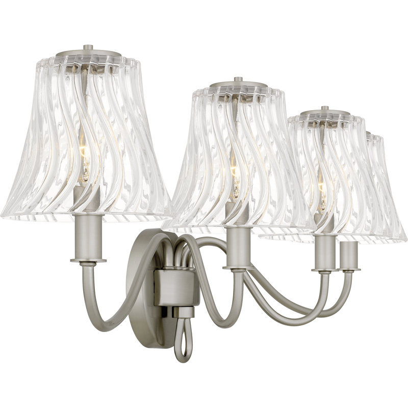 Luminaire de salle de bain Amarieon, Nickel brossé