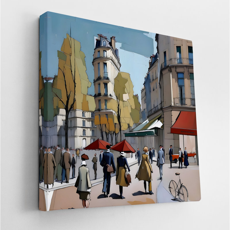 Loving Paris, 54" H x 54" W