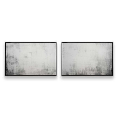 Silent Set of 2 Canvas Prints in a Frame