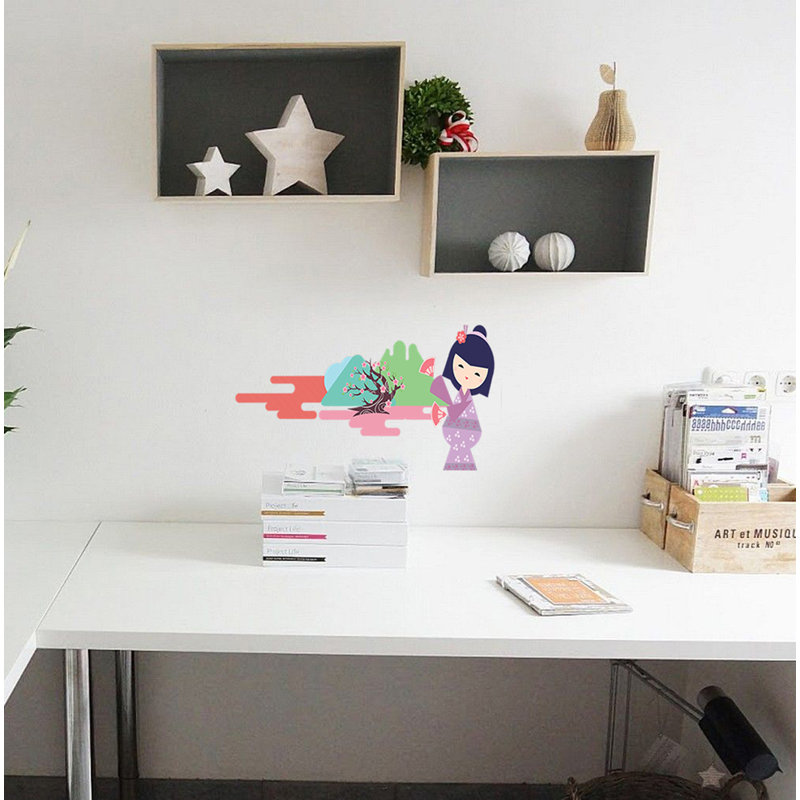 Wall Decal, 22" H x 48" W