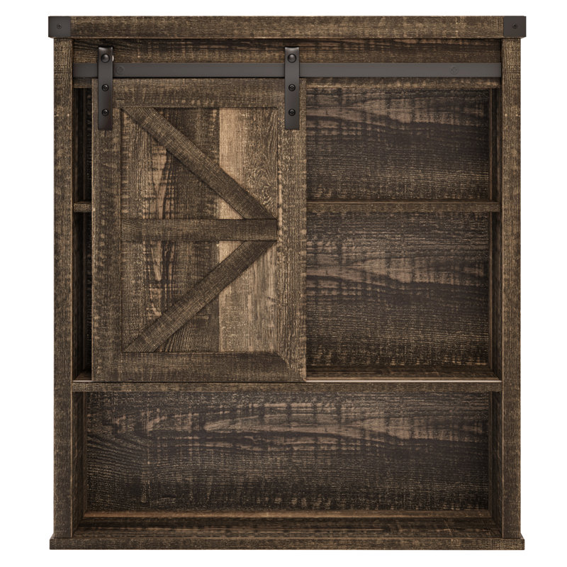 Nikema Bathroom Cabinet, Antique Gray