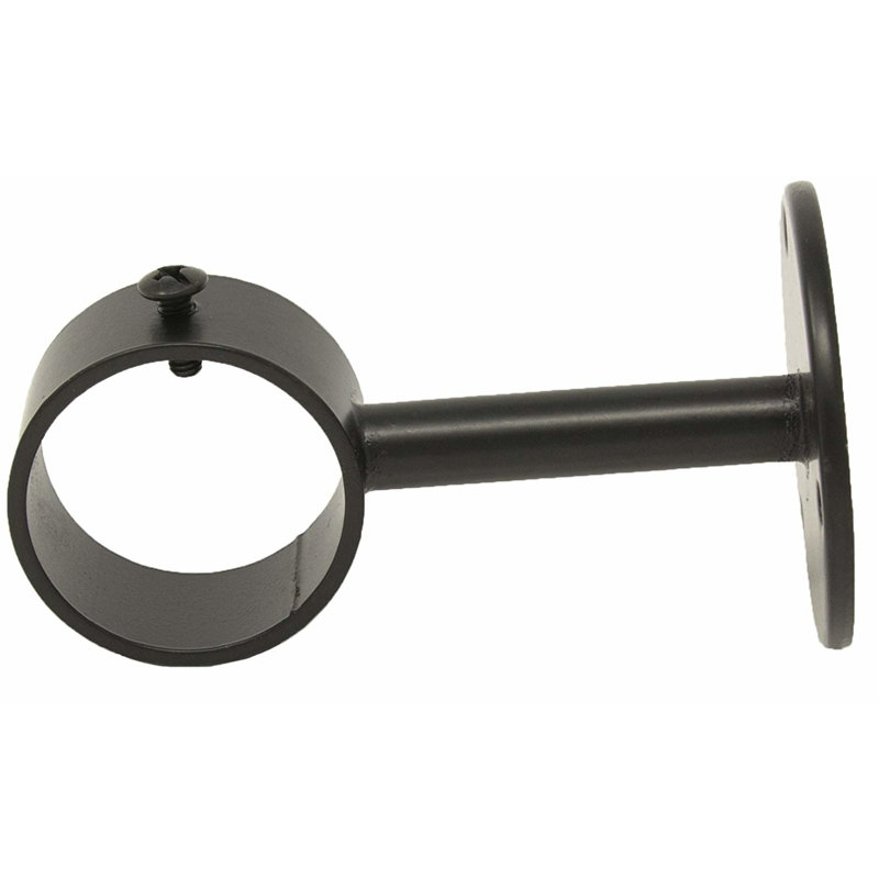 Phillip Mounting Bracket, Black, 3.5" H x 1.375" W x 1.375" D