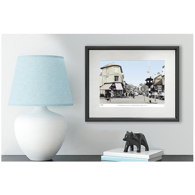 Tunbridge Wells, Grosvenor Road 1961 by Francis Frith - Single Picture Frame Print, 40cm H x 50cm W x 2.3cm D