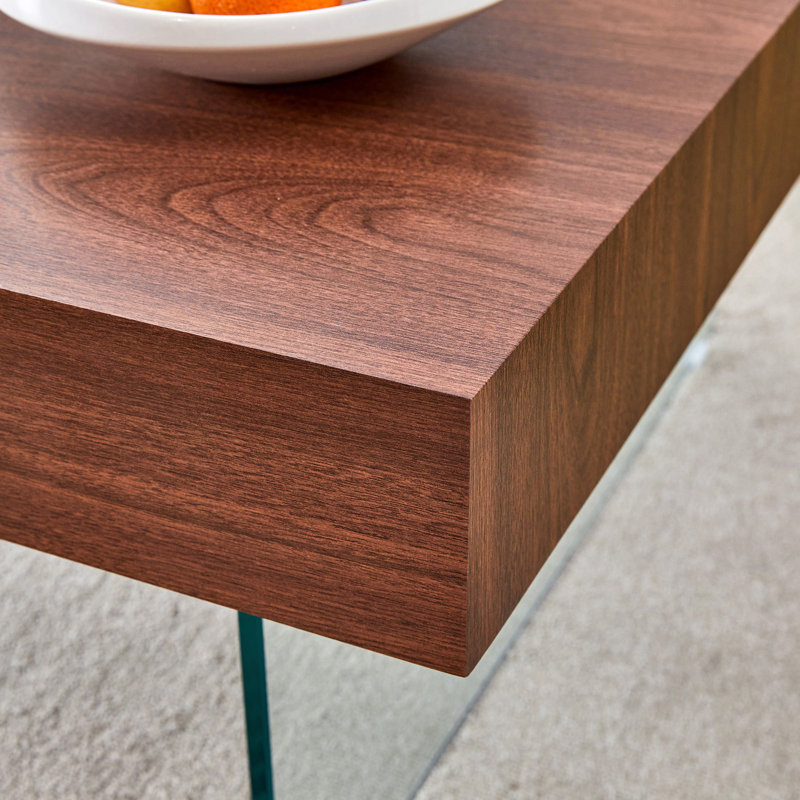 Square Coffee Table With Glass Legs