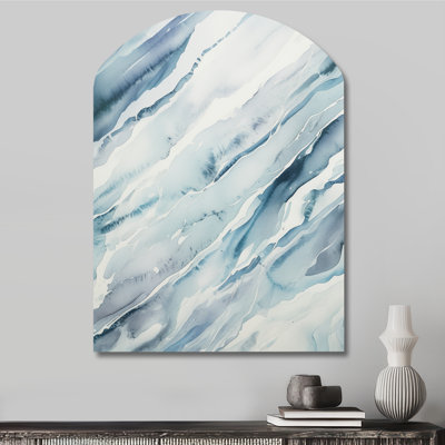 Montevallo - Abstract Shapes Arch Shape Metal Wall Sculpture
