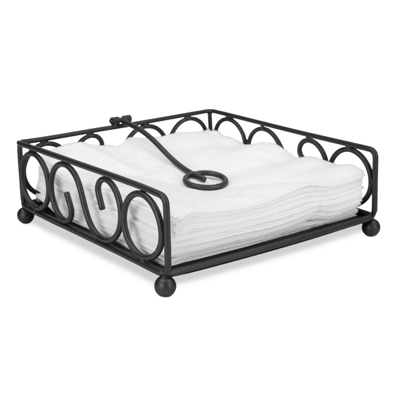 Porte-serviettes plat Scroll