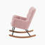 Chaise berçante rembourrée avec dossier haut Comfy-978874045