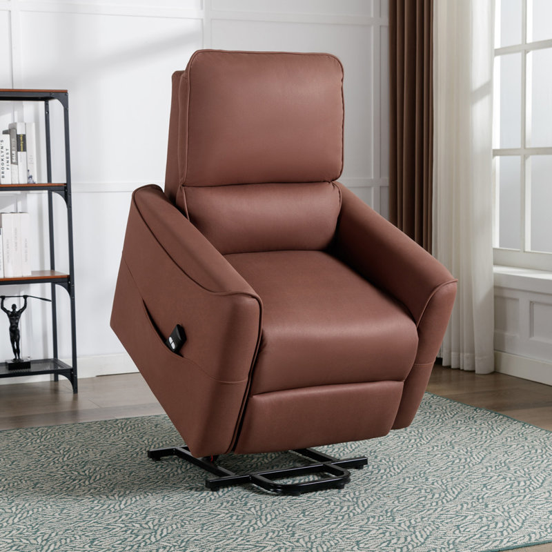 Frieda Rise Recliner, Brown
