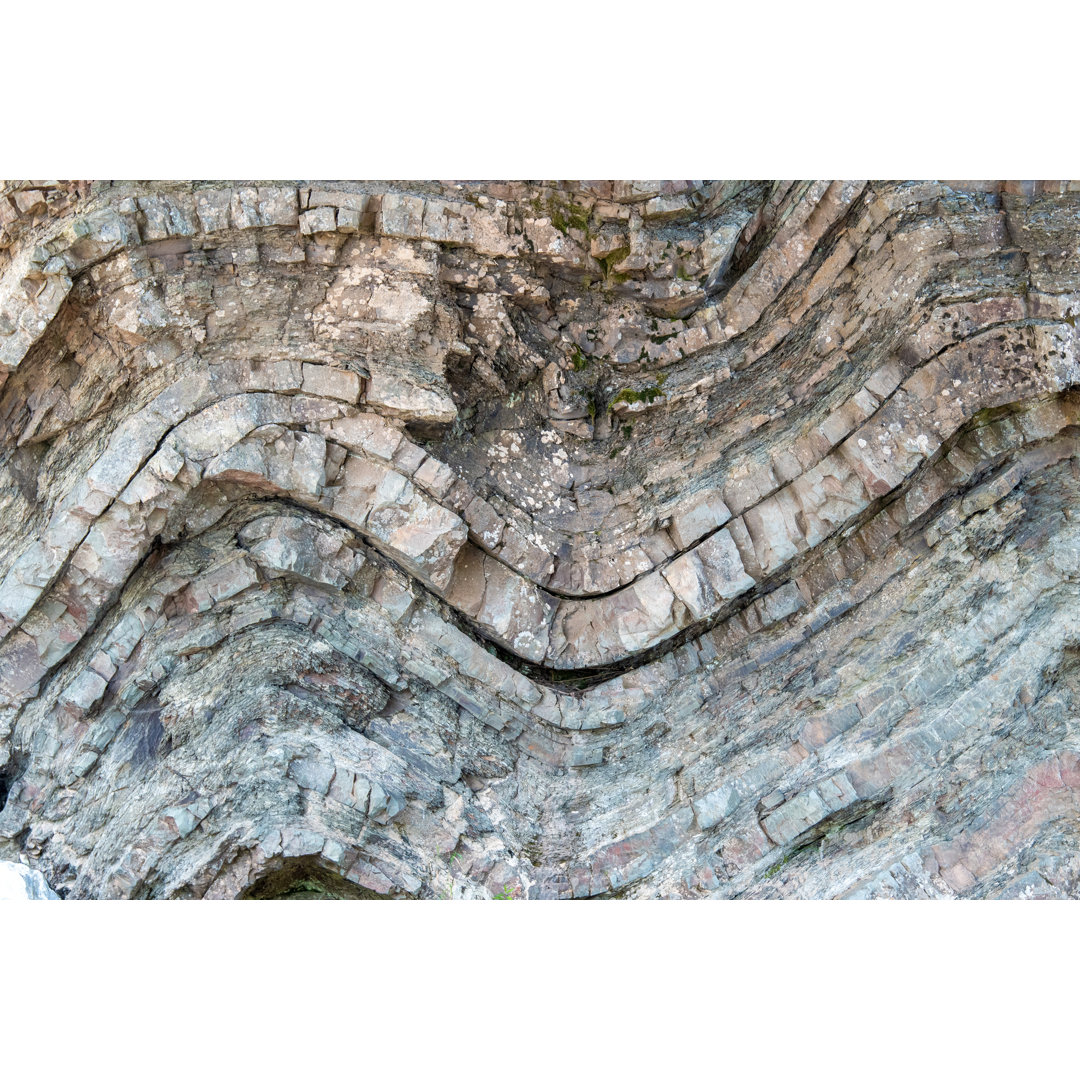 Geologic Fold von Madsci - Wrapped Canvas Kunstdrucke