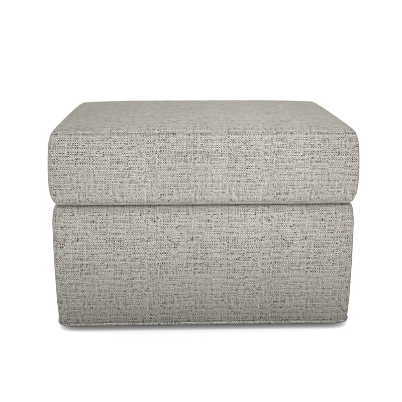 Repose-pieds rembourré Newlin, Non, Graphite Tuck