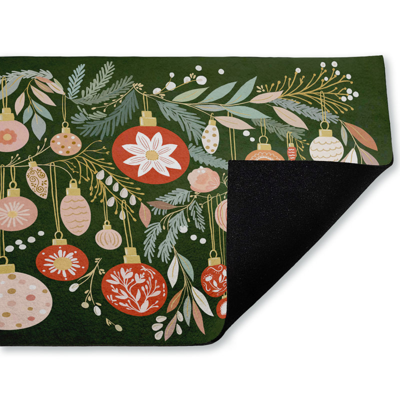 Paillasson Holiday, imprimé par Leah Straatsma, 18 po x 30 po