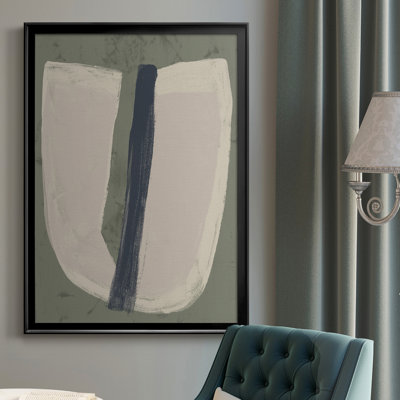 Toile encadrée de qualité supérieure «Paper Slice III» - prête à être accrochée