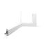 Moulure en polystyrène blanc à impact élevé P 1/2 po x l 2 po x L 78 3/4 po