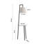 150cm Black Tray Table Floor Lamp
