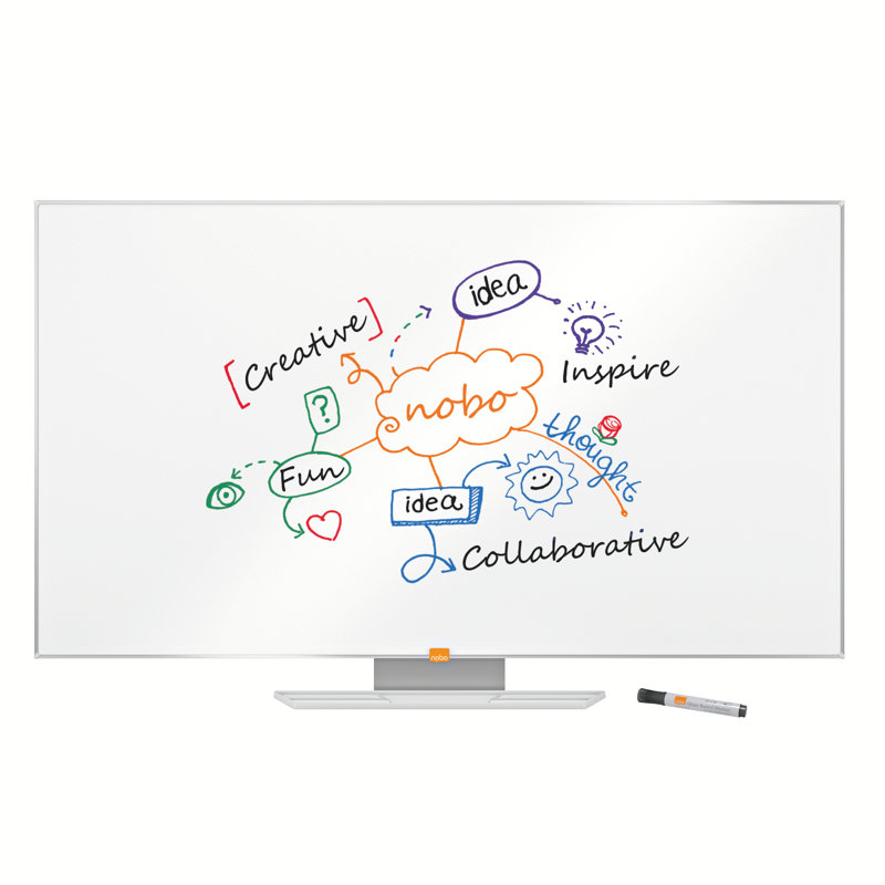 Wall Mounted Whiteboard, 69.80cm H x 122.9cm L