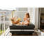 Repose-pied avec rangement en similicuir-1211785653