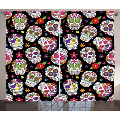 Salini Semi Sheer Curtain Pair
