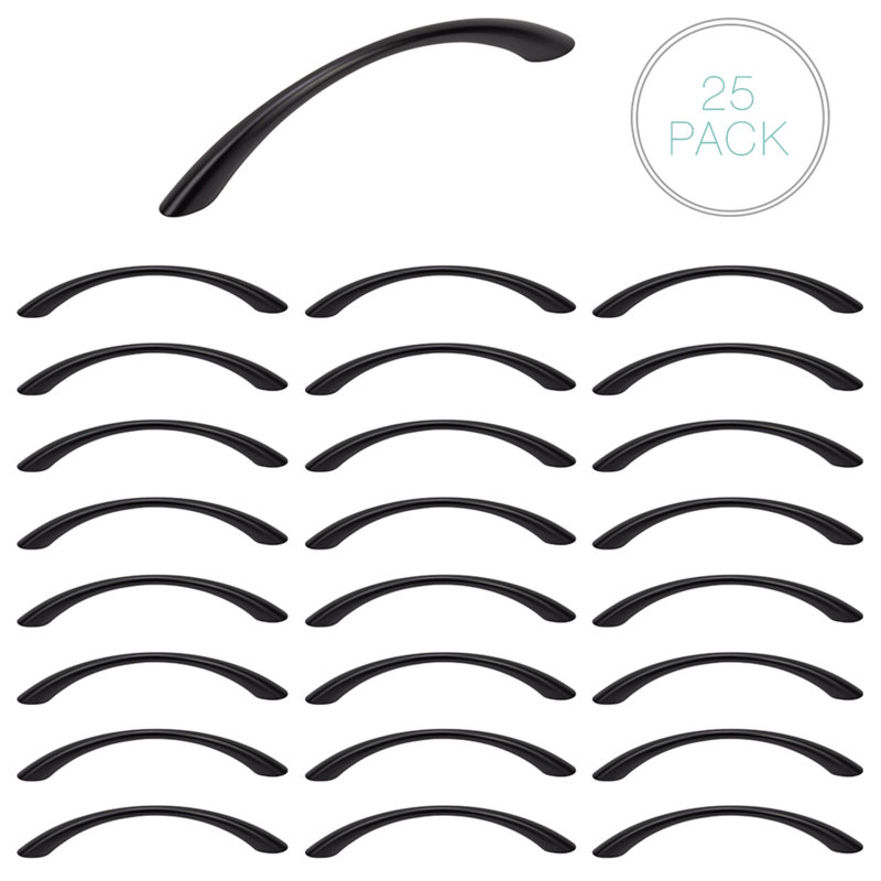 5 1/16" Center Arch Pull Multipack, Matte Black