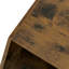 Table de bout 47,24 po Hexagonal Table d'appoint Table de chevet en bois antique 2 pièces