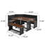 Corner Dining Set Delija Distressed | August Grove®-2047126276-2047126279