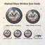 Panneau de fenêtre en verre pour décoration intérieure American Patriotic USA 250th Anniversary ， 7,8H-126676429