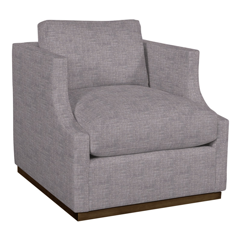 Fauteuil Thom Filicia Home, Chenille nomade ardoise Crypton®, Navajo