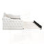 Lit de jour simple rembourré capitonné avec couchette, canapé-lit en velours avec ports USB et ports de charge de type C, aucun sommier nécessaire-2008148682