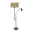 Lampe sur pied en osier Zephyr