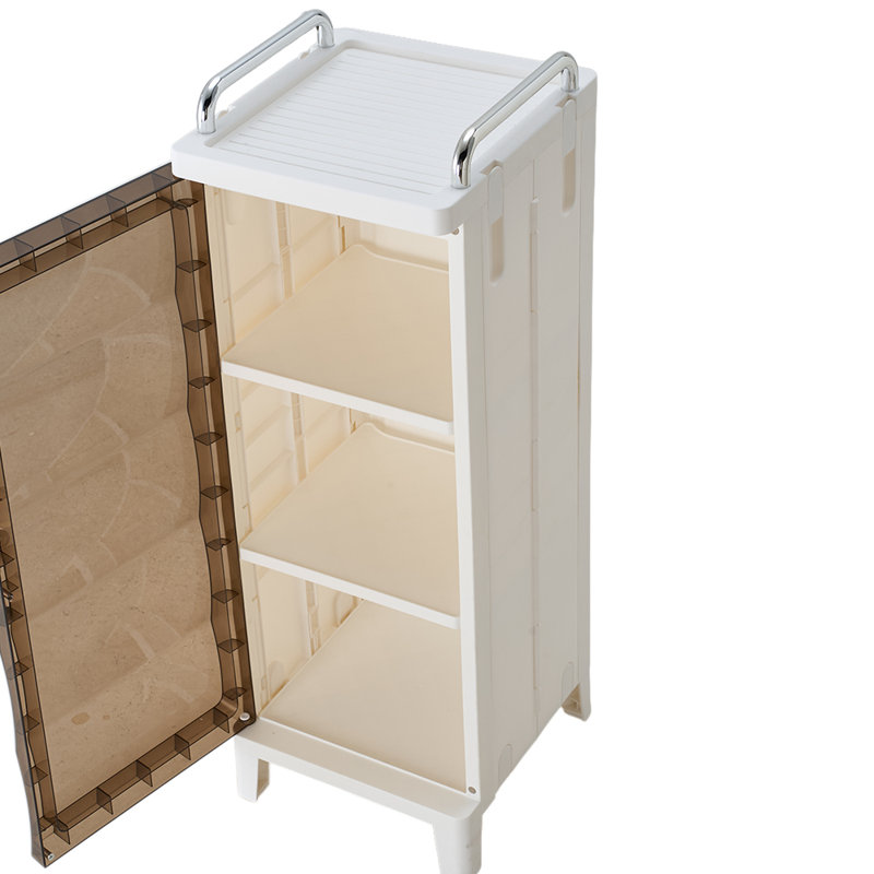 Plastic / Acrylic Bathroom Shelves, 74cm H x 20cm W x 24cm D