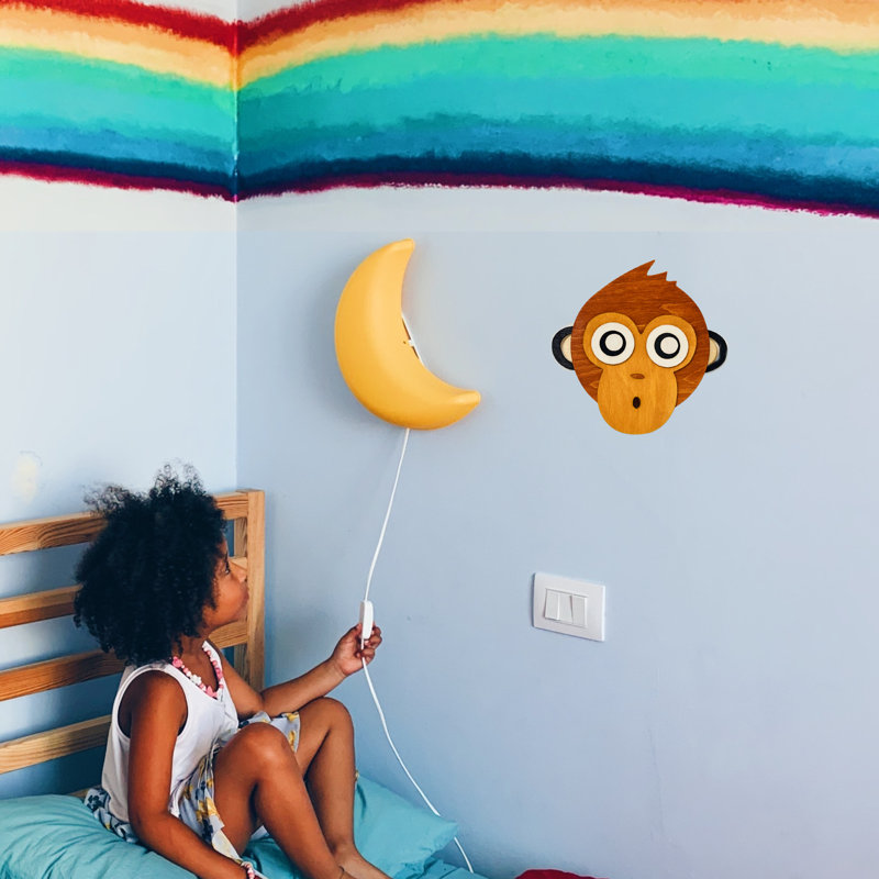 3D Sign Monkey Face Wall Décor